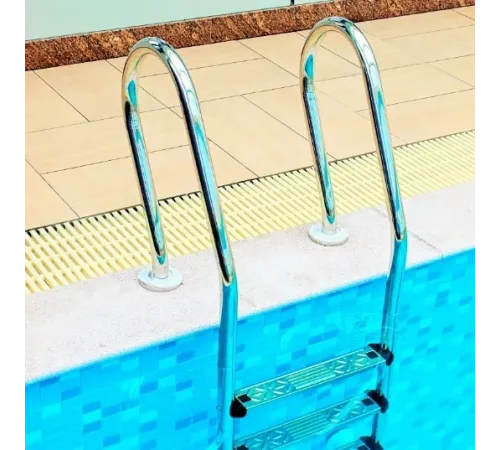 Лестница 2 ст. (у.б.) Aquaviva MX-215 - MIXTA AISI-304