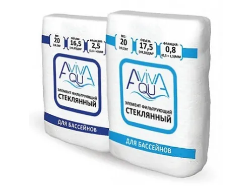 Песок стеклянный Aquaviva, фракция 2,0-4,0 мм. (20 кг.)