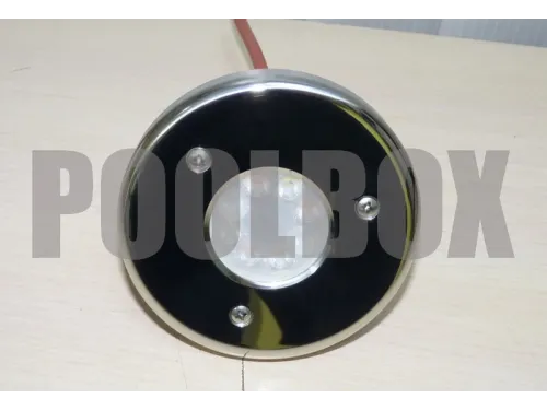 Прожектор АТ 16.11 "Mini" светодиодный с пультом ДУ (3 Вт, RGB,  2" Н.Р.) из нержавеющей стали AISI-304