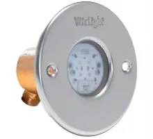 Прожектор светодиодный 11Вт Hugo Lahme 110мм LED 4/4 RGBW 24В (ниша 4250050) (4.40400220)