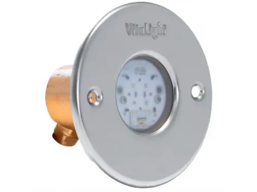 Прожектор светодиодный 11Вт Hugo Lahme 110мм LED 4/4 RGBW 24В (ниша 4250050) (4.40400220)