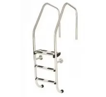 Лестница 3 ст.  (ш.б.) Flexinox SPECIAL OVERFLOW из нержавеющей стали AISI-316