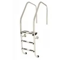 Лестница 3 ст.  (ш.б.) Flexinox SPECIAL OVERFLOW из нержавеющей стали AISI-316