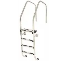 Лестница 4 ст. (ш.б.) Flexinox SPECIAL OVERFLOW из нержавеющей стали AISI-316