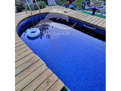 Бассейн ЛАГУНА овальный 7 х 3 х 1,25 м