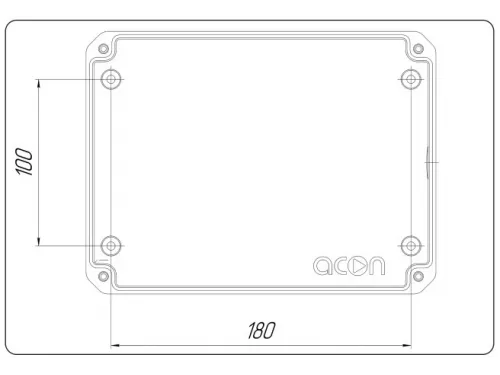 Пульт AQUASTART SENS ACON (380В / 5.5 кВт / пьезо-кнопка) управления аттракционом