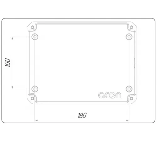 Пульт AQUASTART SENS ACON (380В / 5.5 кВт / пьезо-кнопка) управления аттракционом