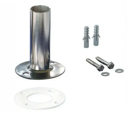 Адаптер (анкерный фланец) Hayward (д. 40 мм.) из нерж. стали для установки лестниц на борт бассейна (1 шт.)