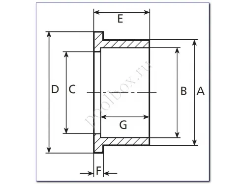 Адаптер д/фланца д.200 Coraplax (7121200)
