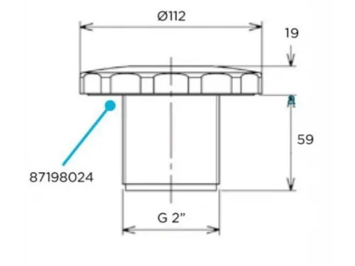 Адаптер для подсоединения подводного пылесоса (плитка) Flexinox 87198024