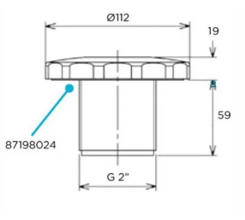 Адаптер для подсоединения подводного пылесоса (плитка) Flexinox 87198024