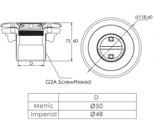 Адаптер для подсоединения подводного пылесоса (универс.) Aquaviva EM2836