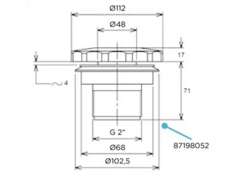 Адаптер для подсоединения подводного пылесоса (универс.) Flexinox 87198052