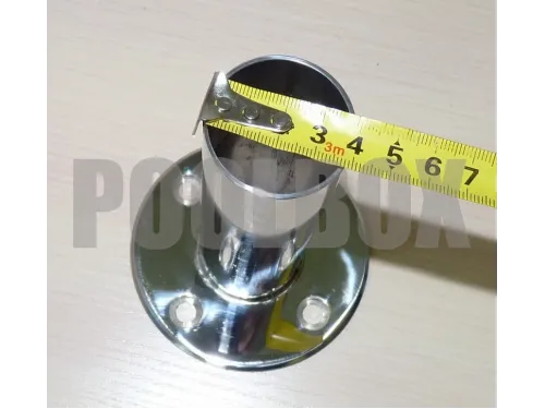 Адаптер из нерж. ст. для установки лестниц на борт бассейна АТ 10,06,1 (комплект) D=39,5 мм.