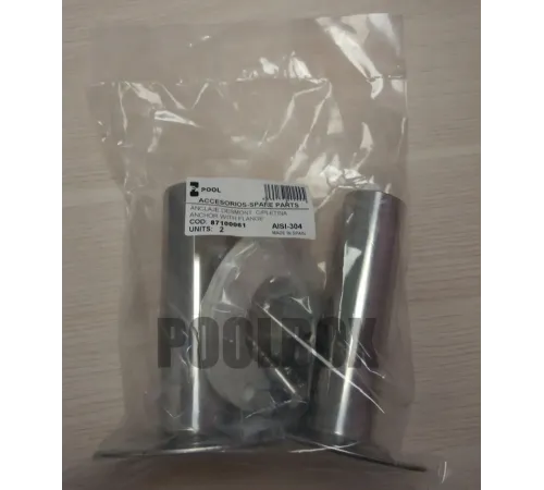 Адаптер из нерж. ст. для установки лестниц на борт бассейна Flexinox (87100061) (компл.2шт.)