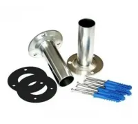 Адаптер из нерж. ст. для установки лестниц на борт бассейна АТ 10,06,1 (комплект) D=39,5 мм.