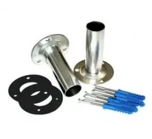 Адаптер из нерж. ст. для установки лестниц на борт бассейна АТ 10,06,1 (комплект) D=39,5 мм.