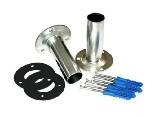 Адаптер из нерж. ст. для установки лестниц на борт бассейна АТ 10,06,1 (комплект) D=39,5 мм.