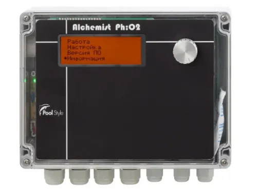 Станция контроля и дозирования хим. реагентов (PH/O2) Alchemist Ph O2 Poolstyle (перист. насос 2,2 л/час)