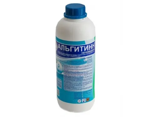 АЛЬГИТИНН (флакон 1 л.) НЕПЕНЯЩИЙСЯ альгицид против роста водорослей