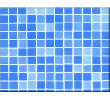 Пленка ПВХ (лайнер) (рулон 1,65*25 м.) RENOLIT ALKORPLAN 3000 1,5 мм. Bysance Blue (мозаика)