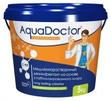 AquaDoctor C-90T (ведро 5 кг., таблетки) на основе хлора, длительного действия