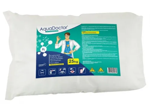 AquaDoctor FL (25 кг.) коагулянт в гранулах, осветление воды