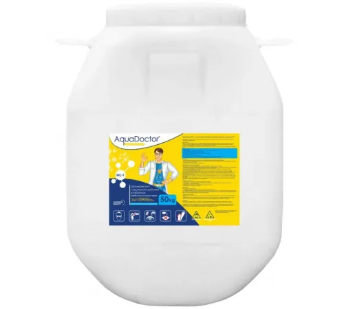 AquaDoctor MC-T ведро 50 кг. (таблетки 20 гр.) на основе хлора и против роста водорослей