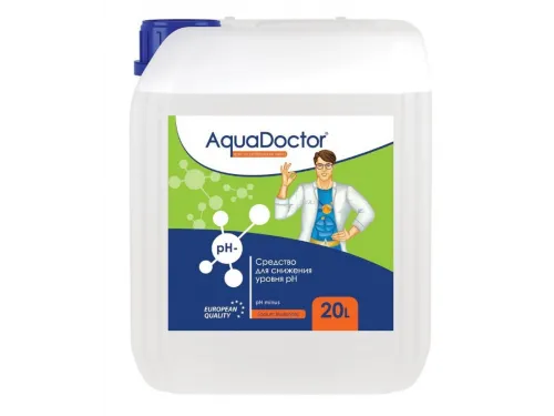 AquaDoctor pH Minus (Серная 35%) 20 л. жидкий для понижения уровня РН