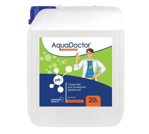 AquaDoctor pH Minus (Серная 35%) 20 л. жидкий для понижения уровня РН