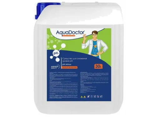 AquaDoctor pH Minus (Серная 35%) 30 л. жидкий для понижения уровня РН