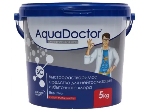 AquaDoctor SC Stop Chlor (5 кг.) нейтрализация избыточного хлора