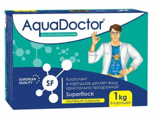 AquaDoctor Superflock коагулянт, удаление взвесей, осветление воды