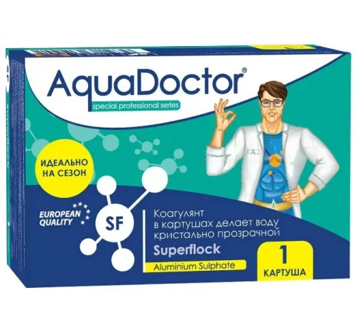 AquaDoctor Superflock Mini коагулянт, удаление взвесей, осветление воды