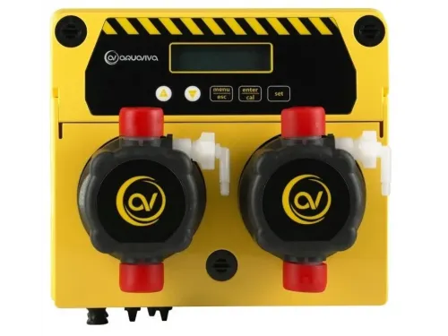 Станция контроля и дозирования хим. реагентов (PH/Redox) Aquaviva pH+Rx 5 л/ч (мембранные насосы)