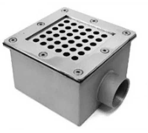 Слив донный (универс.) 150х150 мм. АТ 04,05, из нерж. стали AISI-304