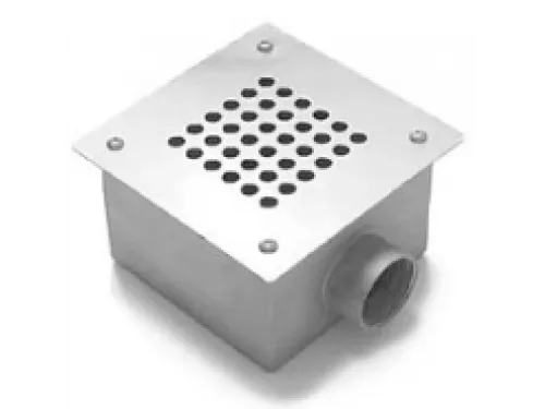 Слив донный (плитка) 165х165 мм АТ 04,07, из нерж. стали AISI-304