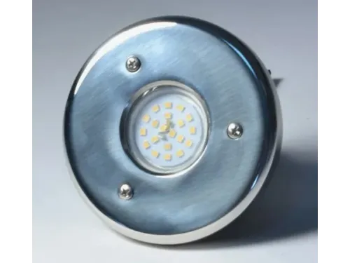Прожектор АТ 16.07 "Mini" светодиодный (5 Вт, белый,  2" Н.Р.) из нержавеющей стали AISI-304