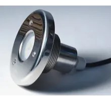 Прожектор АТ 16.11М "Mini" светодиодный с пультом ДУ (3 Вт, RGB,  2" Н.Р.) из нержавеющей стали AISI-316