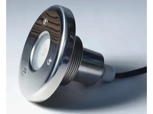 Прожектор АТ 16.11 "Mini" светодиодный с пультом ДУ (3 Вт, RGB,  2" Н.Р.) из нержавеющей стали AISI-304