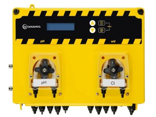 Станция контроля и дозирования хим. реагентов (PH/Redox/CL) Aquaviva pH/Rx+Free Cl 1.5л/ч