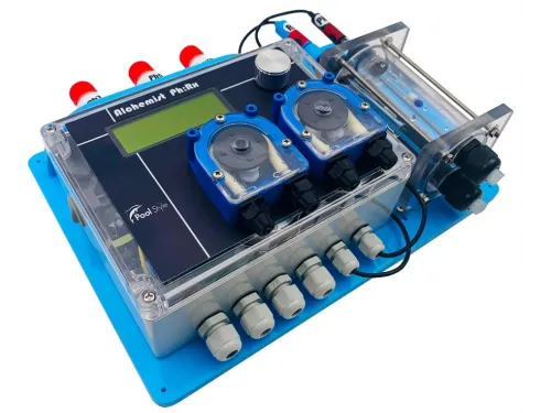 Станция контроля и дозирования хим. реагентов (PH/Redox) Alchemist Ph Rx Poolstyle (перист. насосы 6 л/час)