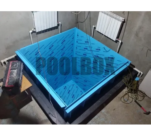 Полипропиленовая купель 1,5 х 1,5 х 1,8 м.