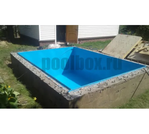 Полипропиленовый бассейн 2,0*2,0*1,5 м.