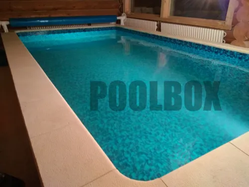 Пленка ПВХ (лайнер) (рулон 1,65*25 м.) CGT PF4000 HD GREEN JAMAICAN JELLISTONE 1,5 мм. (крупная 3D мозаика)