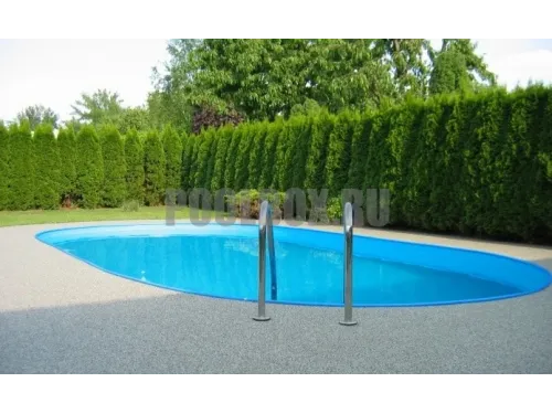 Полипропиленовый бассейн 5,0*3,0*1,5 м.