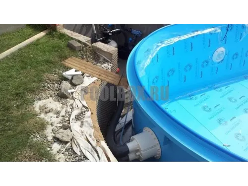Полипропиленовый бассейн 5,0*3,0*1,5 м.
