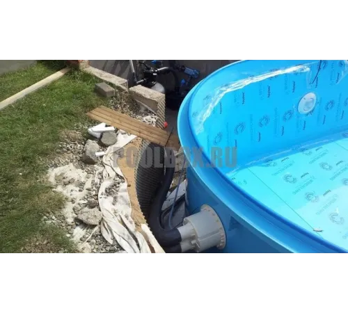 Полипропиленовый бассейн 2,0*2,0*1,5 м.