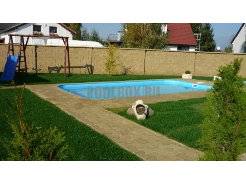 Полипропиленовый бассейн 10,0*4,0*1,5 м.