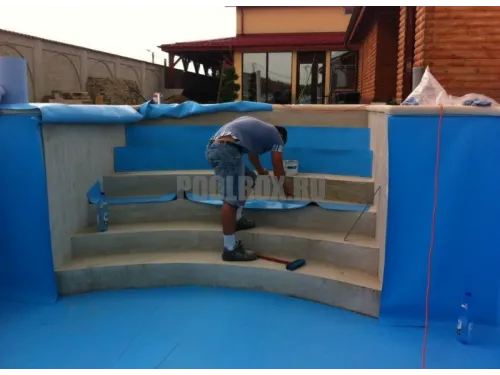 Пленка ПВХ (лайнер) LogicPool V-RP 1,5 мм. Blue синяя